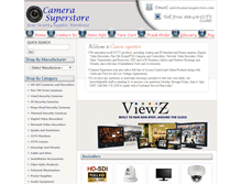 Tablet Screenshot of camerasuperstore.com